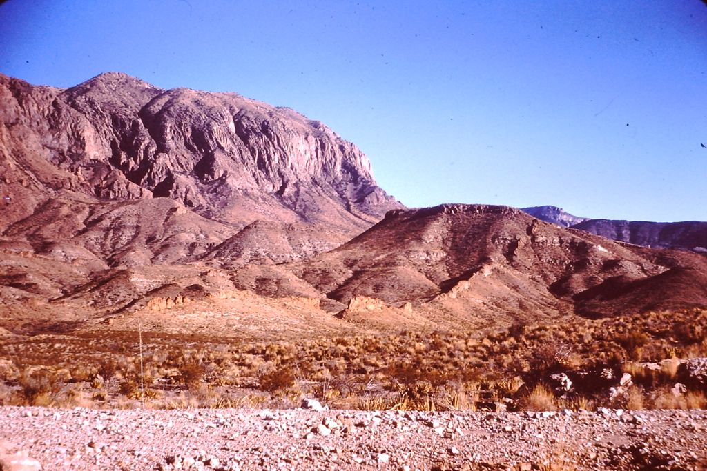Chisos with Dikes 1966.JPG